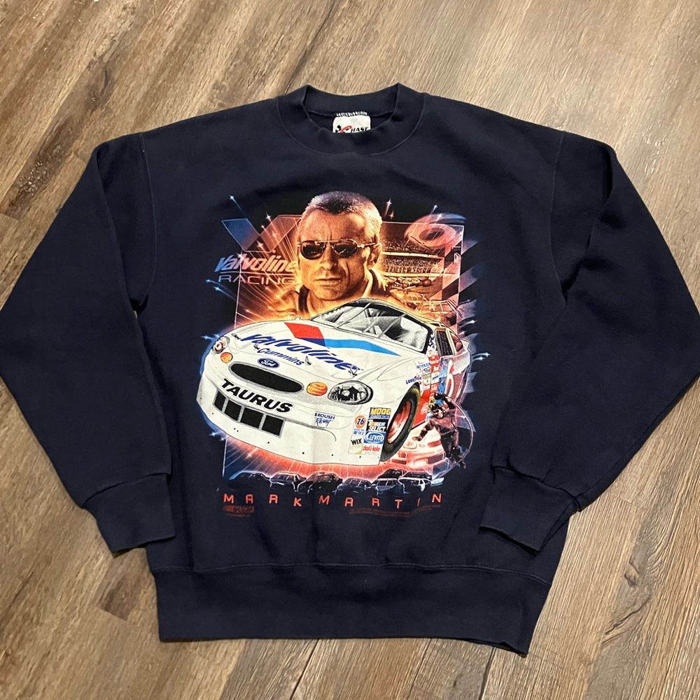 Vintage Men’s Mark Martin NASCAR Sweatshirt. Size Medium